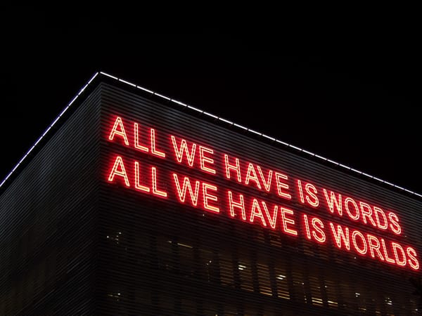 Words Are All We Have
